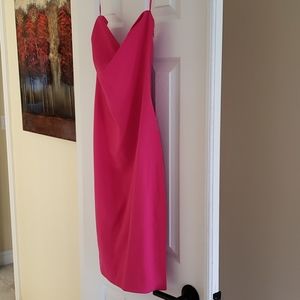 Likely Fuchsia Lauren's strapless cocktail Dress